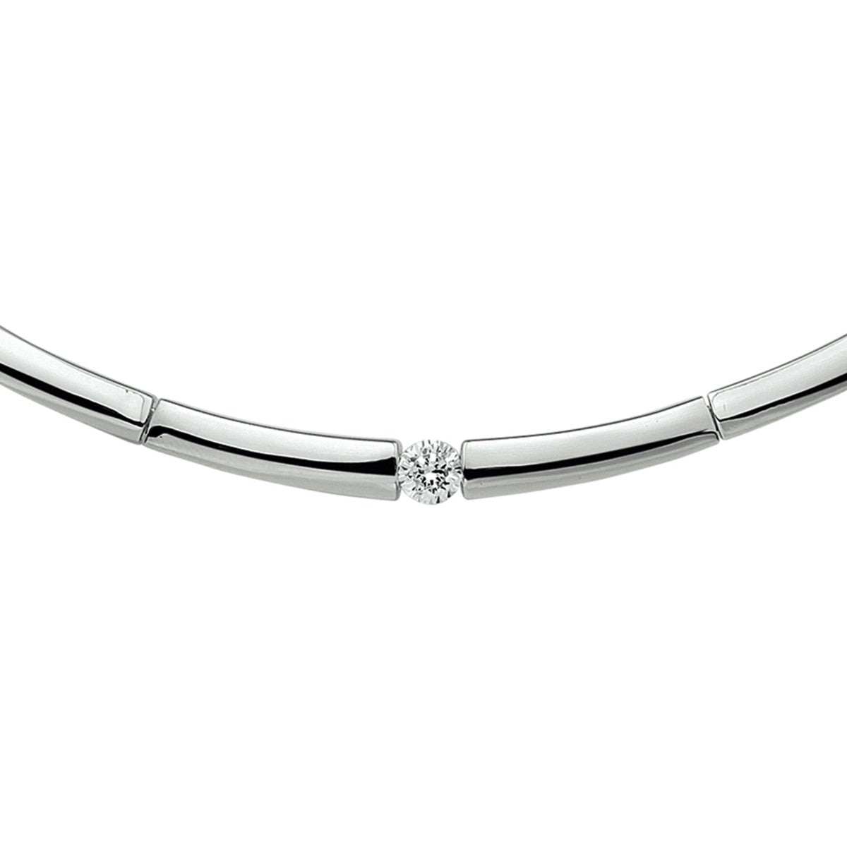 Fantasy Collection Collier zirkonia 5,0 mm 50 cm zilver - PSN1323877