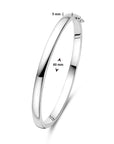 bangle scharnier 5 mm bolle buis zilver gerhodineerd - PansiteNederland.nl