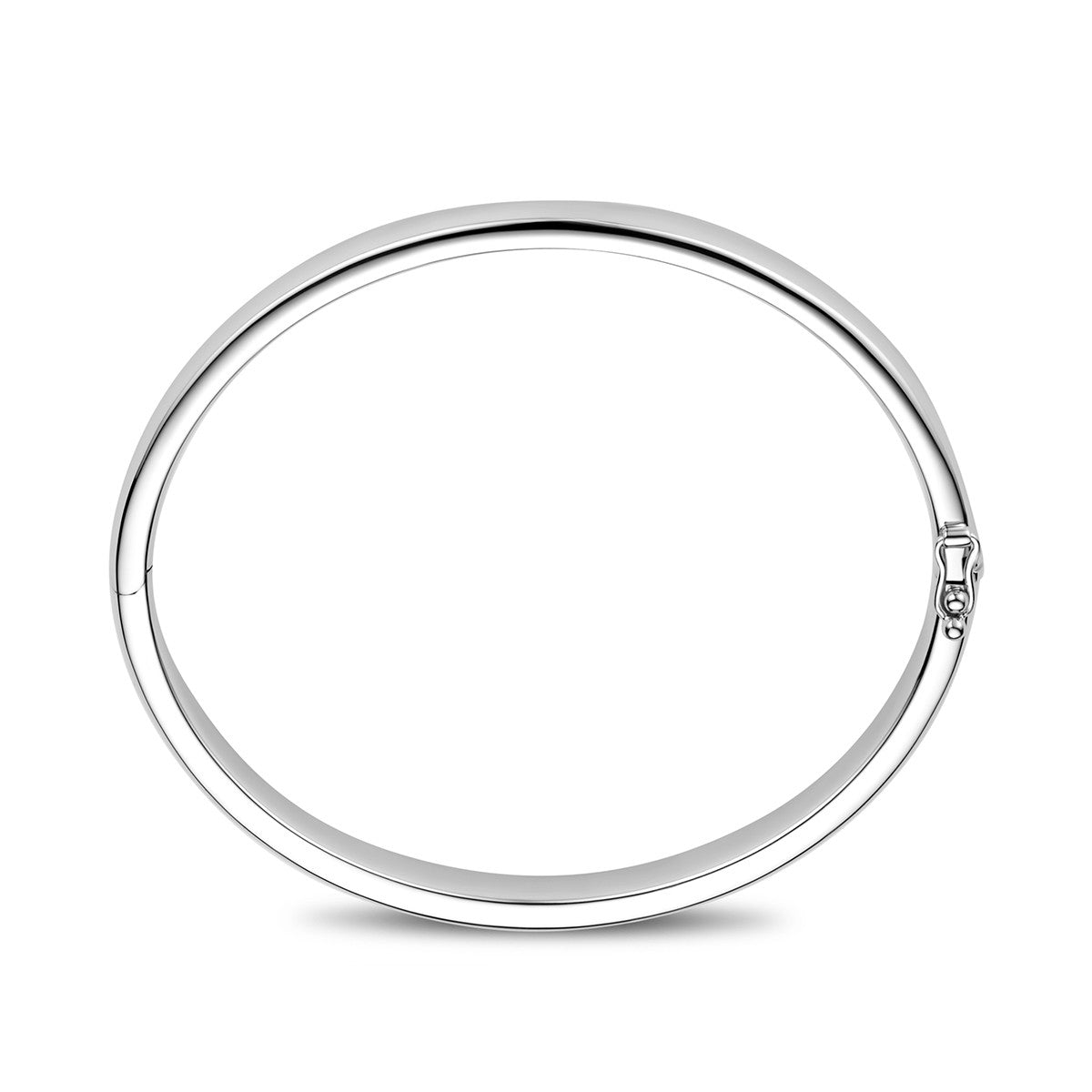 Bangle scharnier bolle buis 7 x 60 mm zilver
