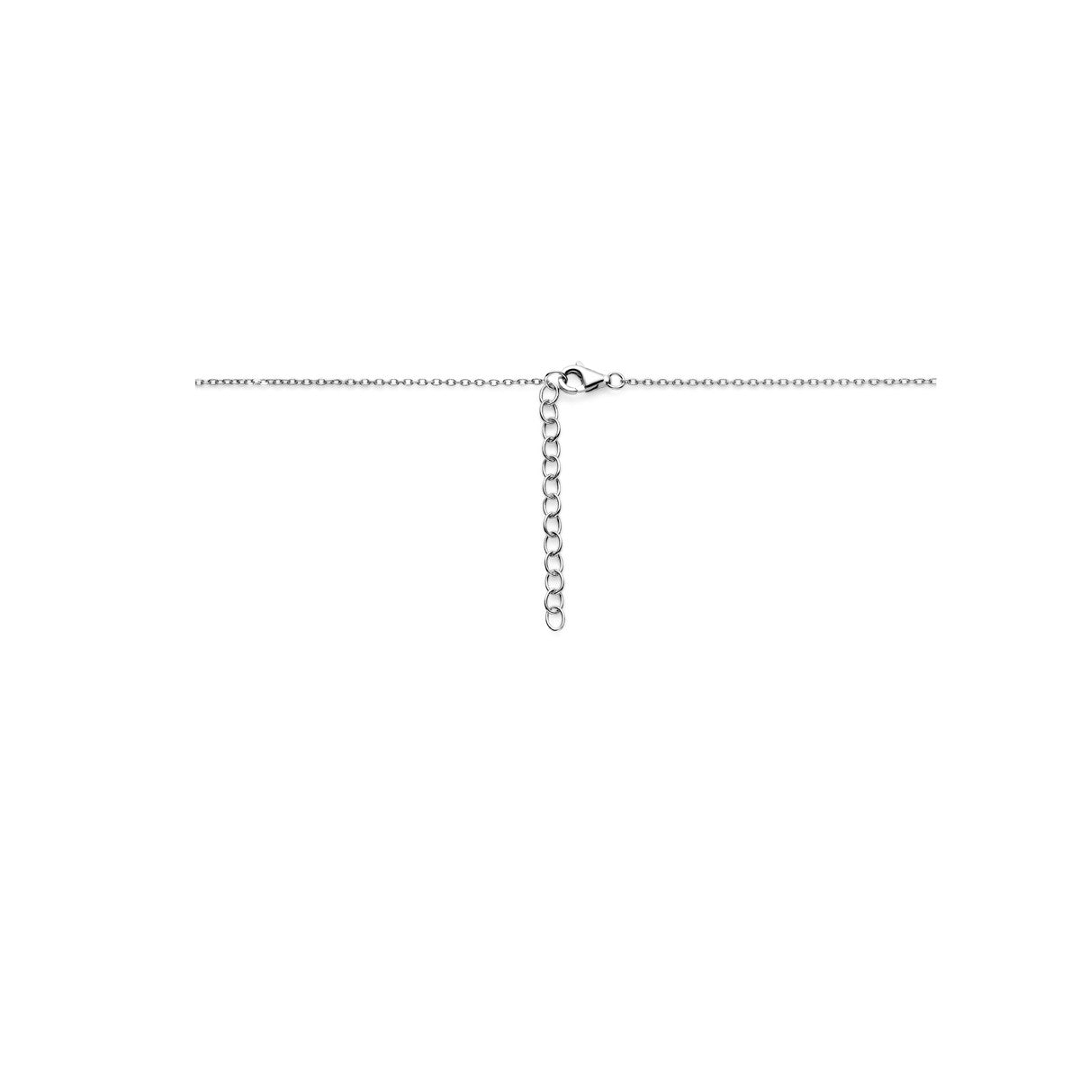 Fantasy Collection Collier rondjes 41 + 4 cm zilver