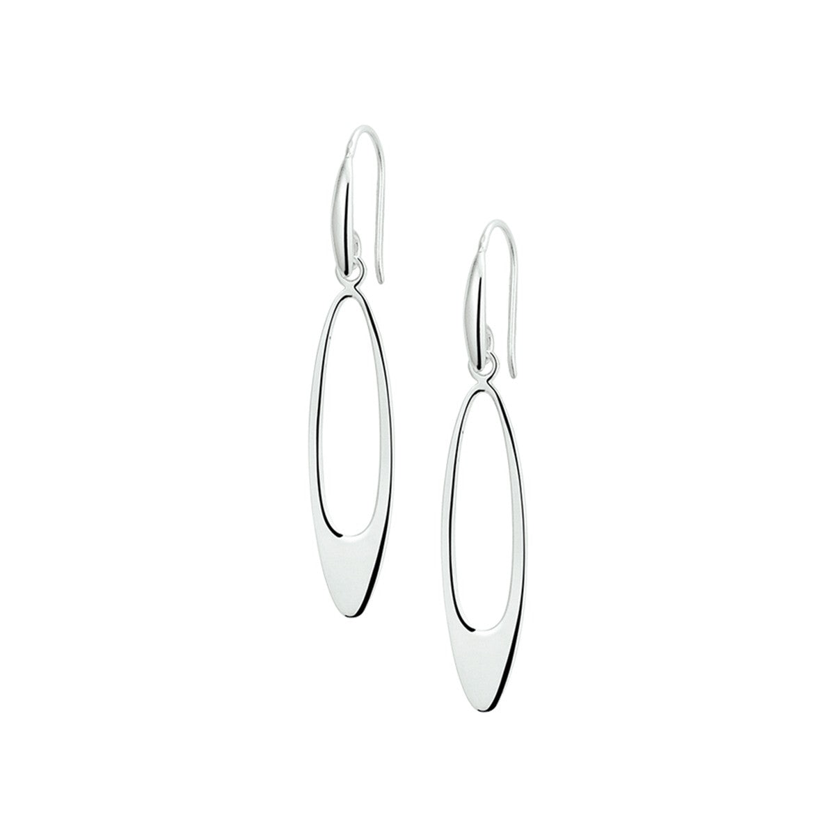Fantasy Collection Hangende oorbellen franse haak zilver