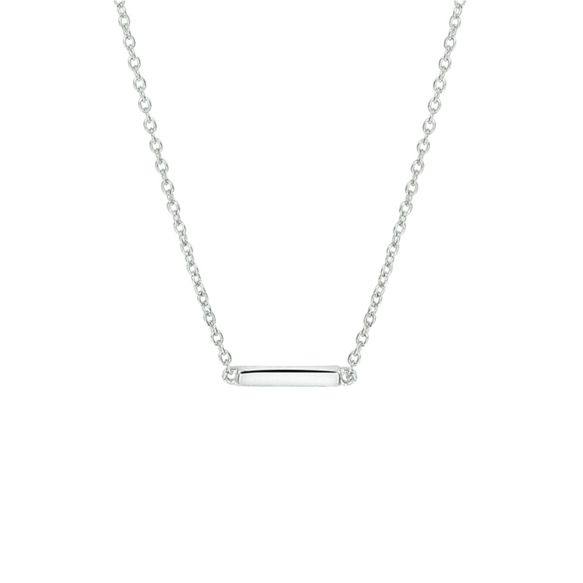 Fantasy Collection Collier balkje 41 + 4 cm zilver