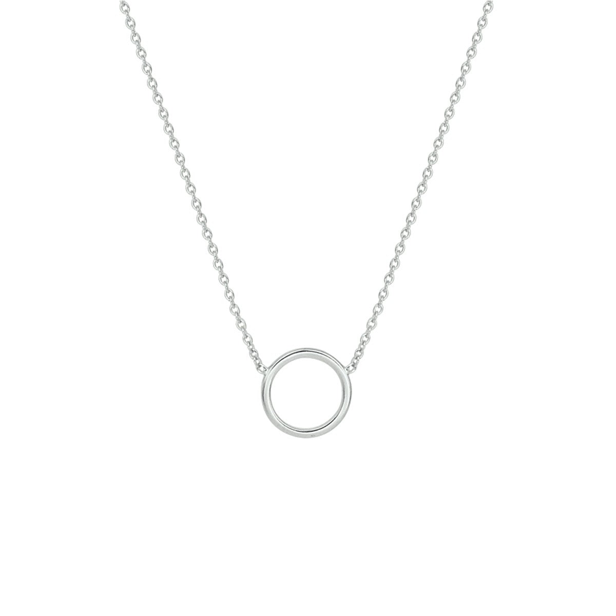 Fantasy Collection Collier rondje 41 + 5 cm zilver