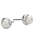 Zilver Gerhodineerd Oorknoppen Parel 1324321 - PansiteNederland.nl