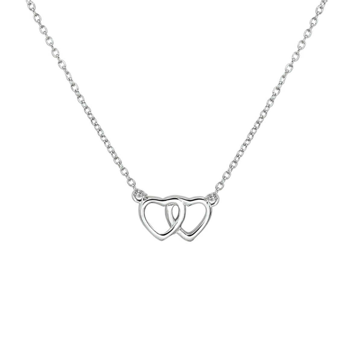 Fantasy Collection Collier hart 36 + 4 cm zilver
