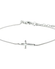 Zilver Gerhodineerd Armband Kruis 17 + 3 Cm 1324418 - PansiteNederland.nl