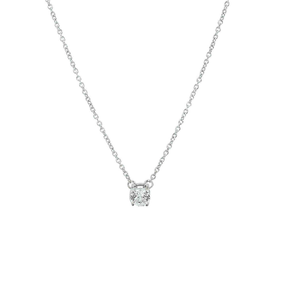Fantasy Collection Collier zirkonia 41 + 4 cm zilver