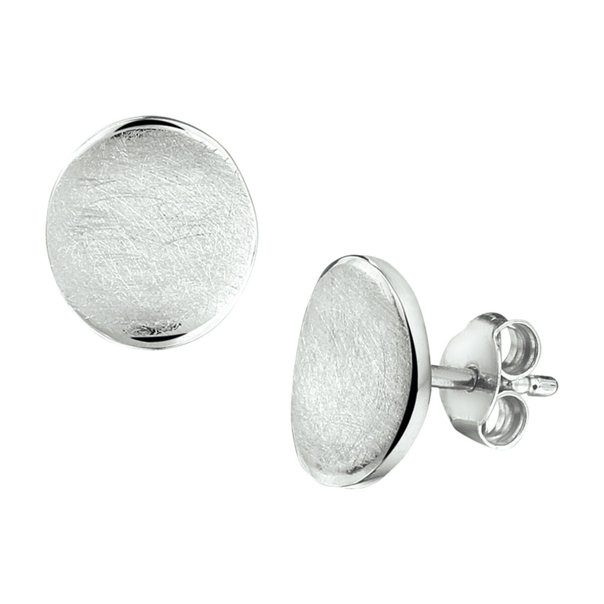 Fantasy Collection Oorbellen gescratcht zilver - PSN1324569