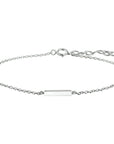 Zilver Gerhodineerd Armband Balkje 1,2 Mm 16 + 2,5 Mm 1324643 - PansiteNederland.nl