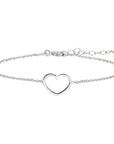 Zilver Gerhodineerd Armband Hart 1,3 Mm 16 + 3 Cm 1324645 - PansiteNederland.nl