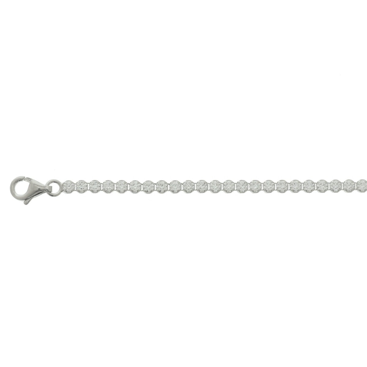 Fantasy Collection Tennisarmband zirkonia 3 mm zilver - PSN1324671