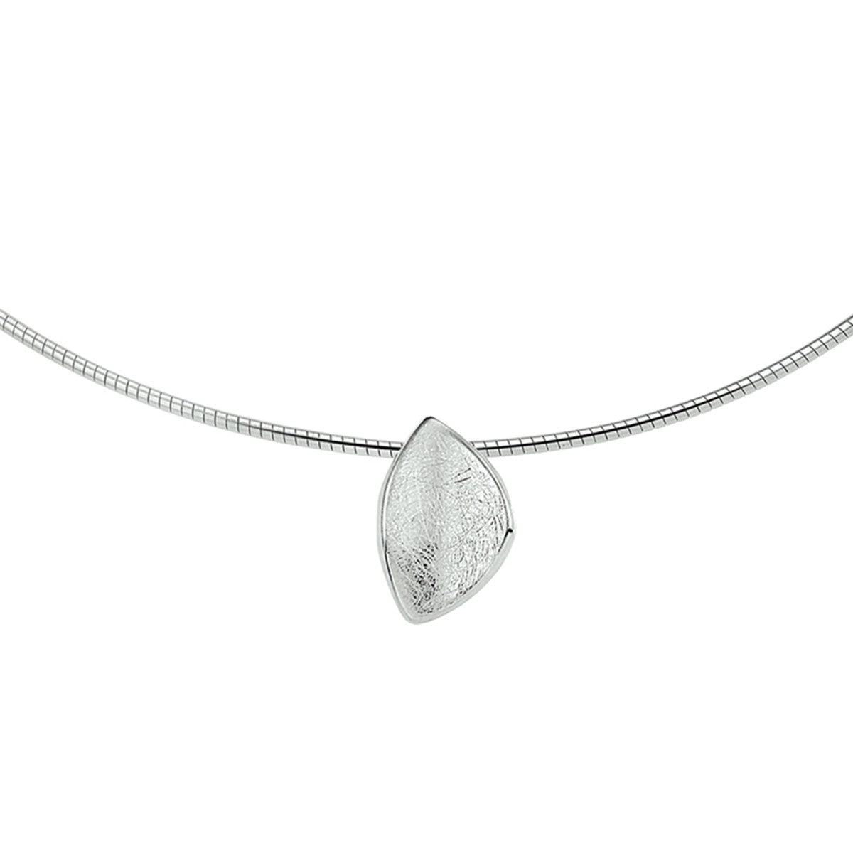 Fantasy Collection Collier gescratcht zilver