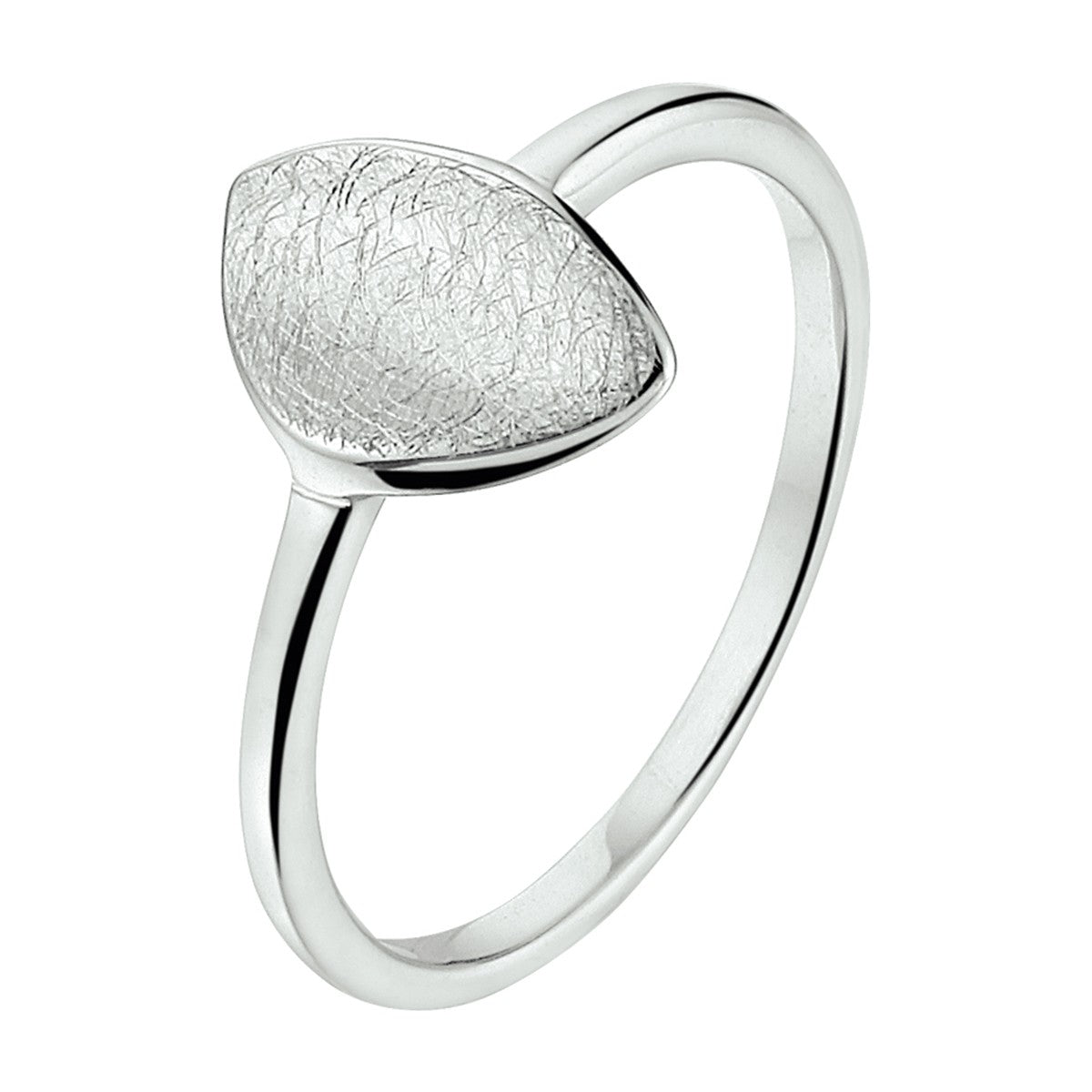 Fantasy Collection Ring gescratcht zilver
