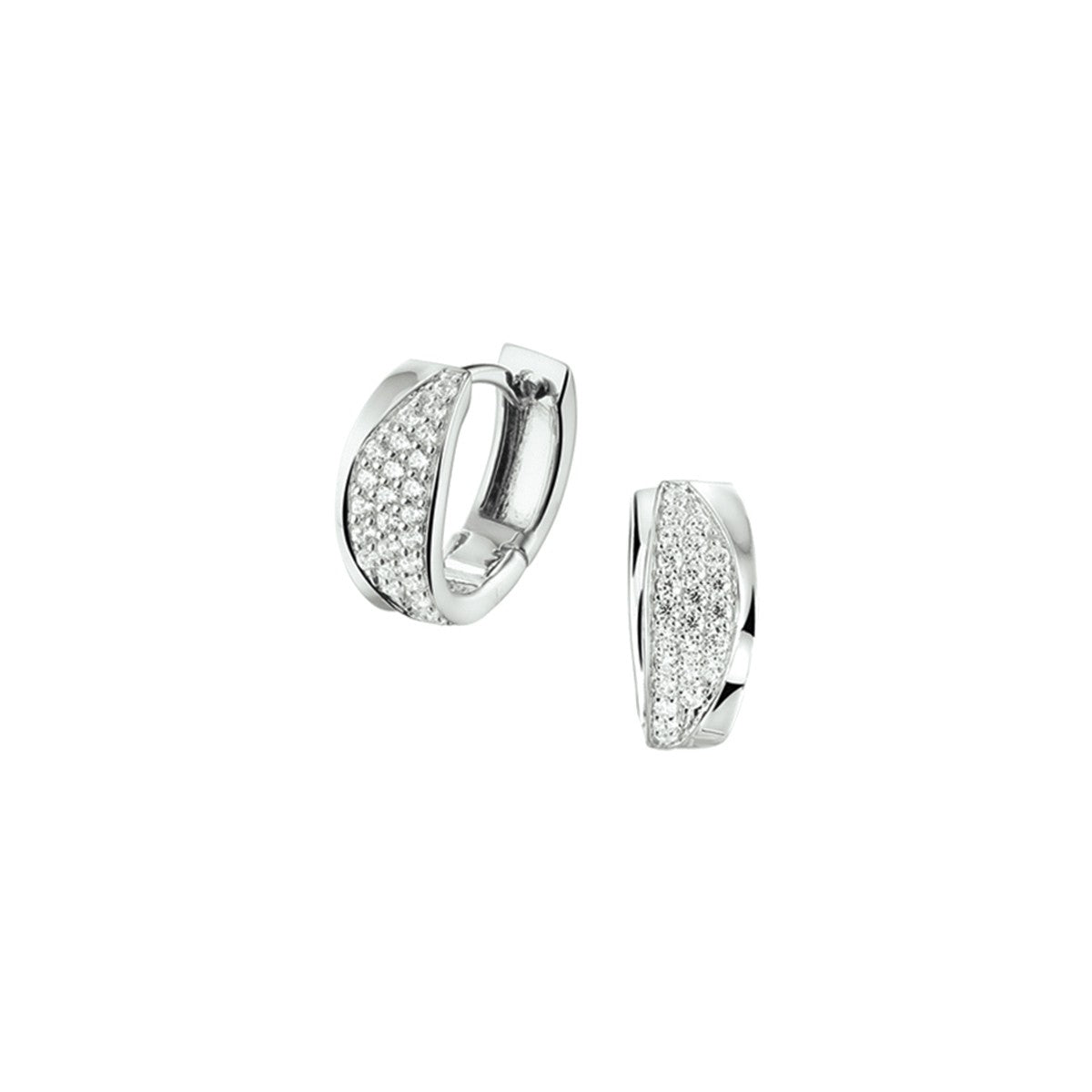 Fantasy Collection Oorbellen zirkonia zilver
