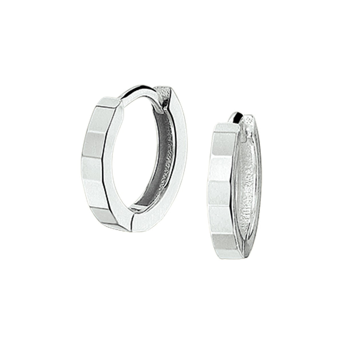 Fantasy Collection Oorbellen vlak zilver