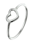 Gerhodineerd Zilver Ring Hart 1325104 - PansiteNederland.nl