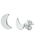 Zilver Gerhodineerd Oorknoppen Maan 1325576 - PansiteNederland.nl