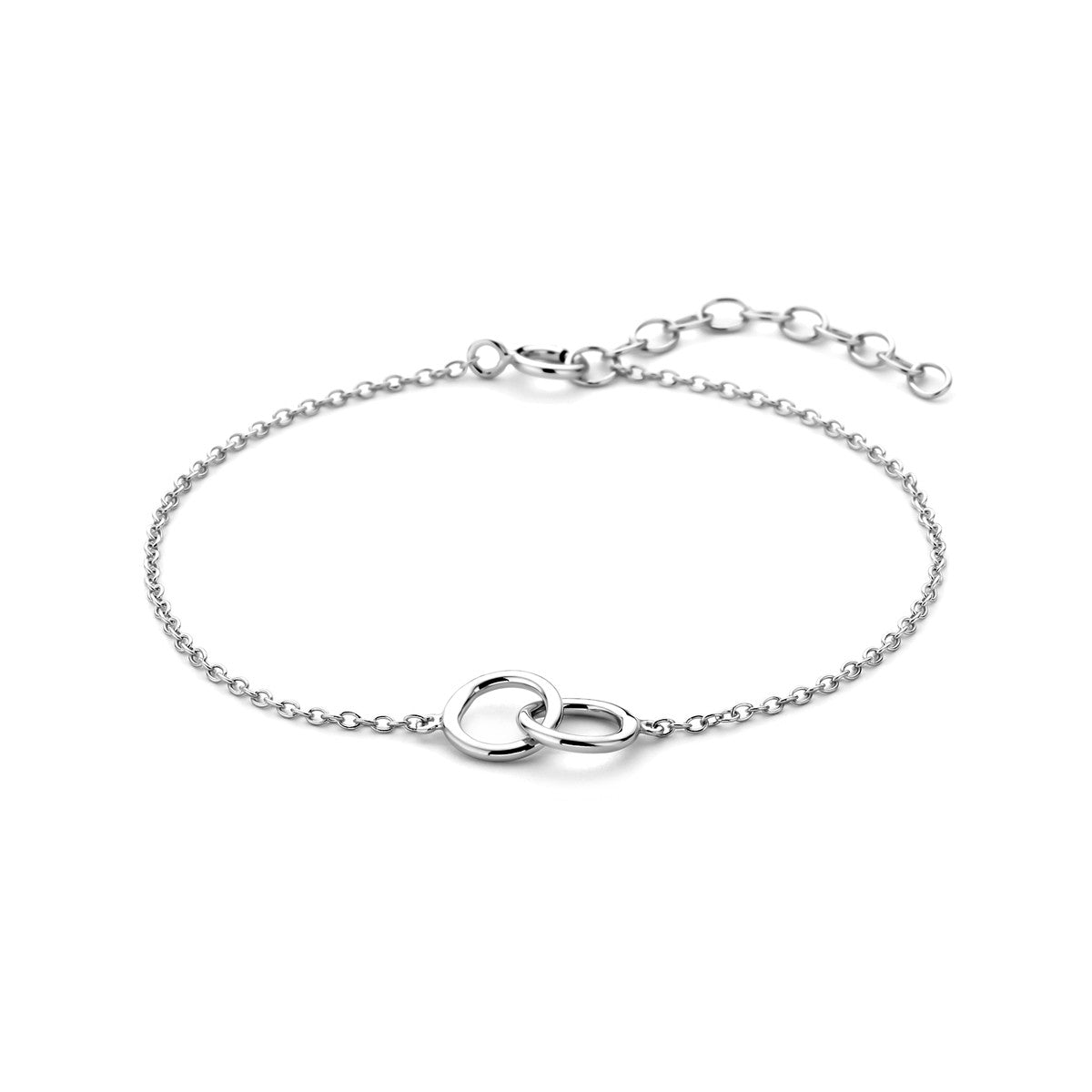Fantasy Collection Armband rondjes 16 + 3 cm zilver
