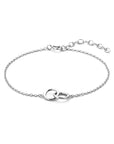 Zilver Gerhodineerd Armband Rondjes 16 + 3 Cm 1325589 - PansiteNederland.nl