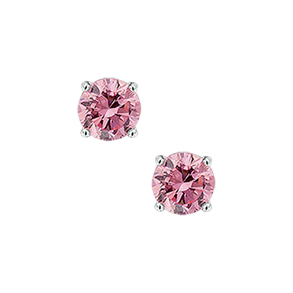 Fantasy Collection Oorbellen roze zirkonia zilver - PSN1325687
