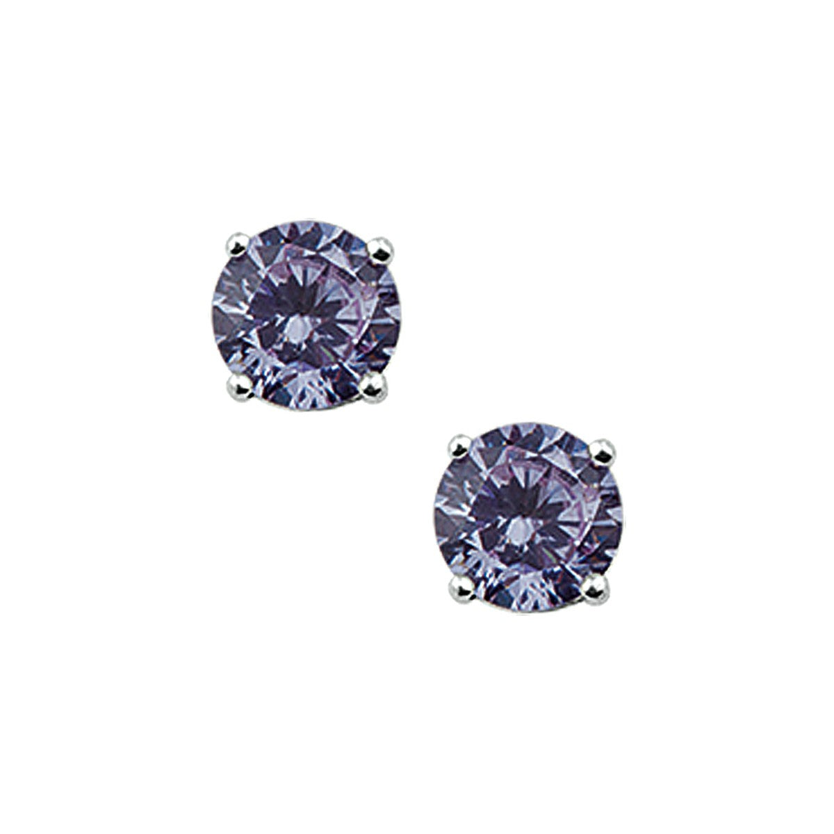 Fantasy Collection Oorbellen paars zirkonia zilver - PSN1325691