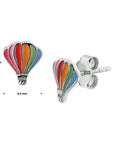 Zilver Gerhodineerd Oorknoppen Luchtballon 1325869 - PansiteNederland.nl