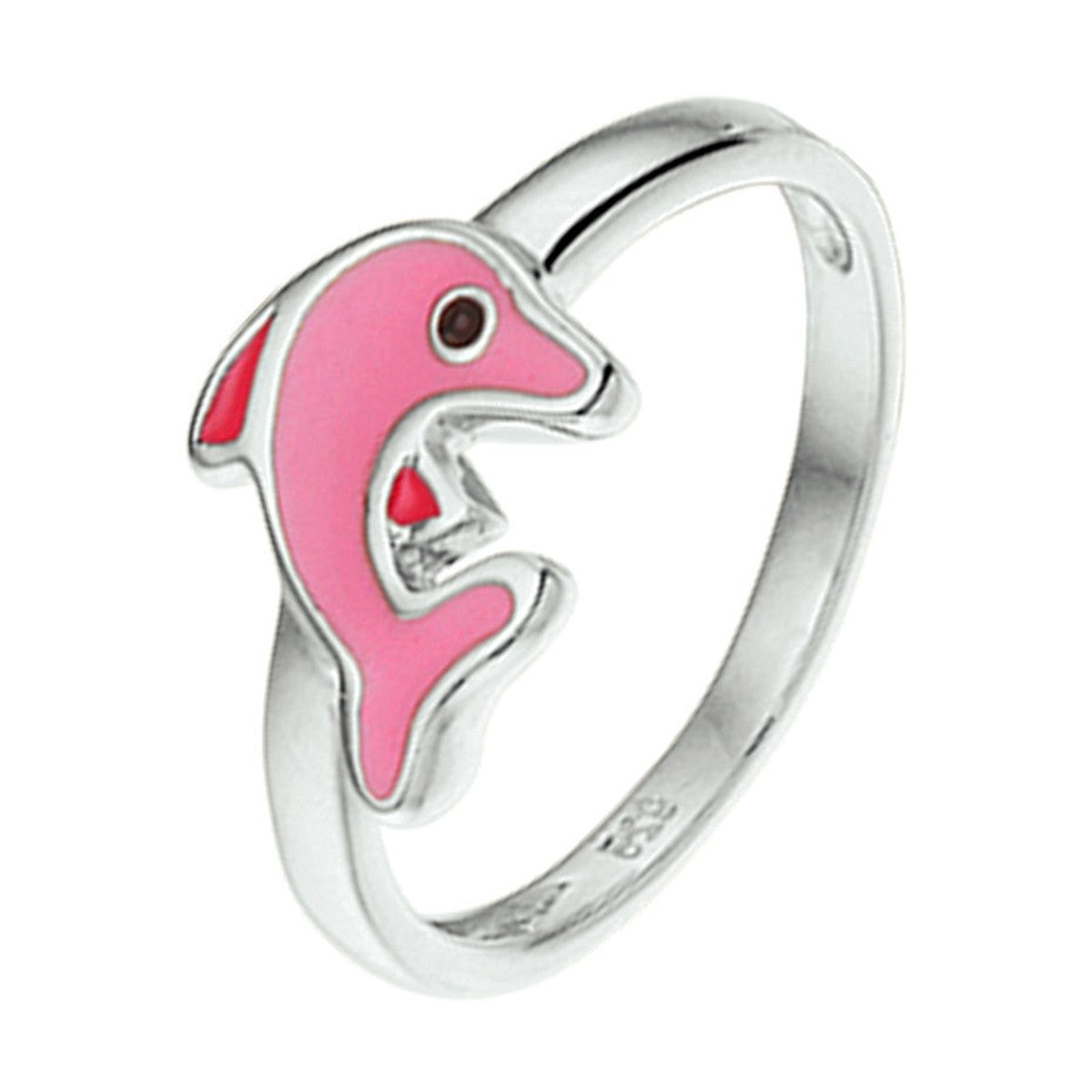 Fantasy Collection Ring dolfijn emaille zilver