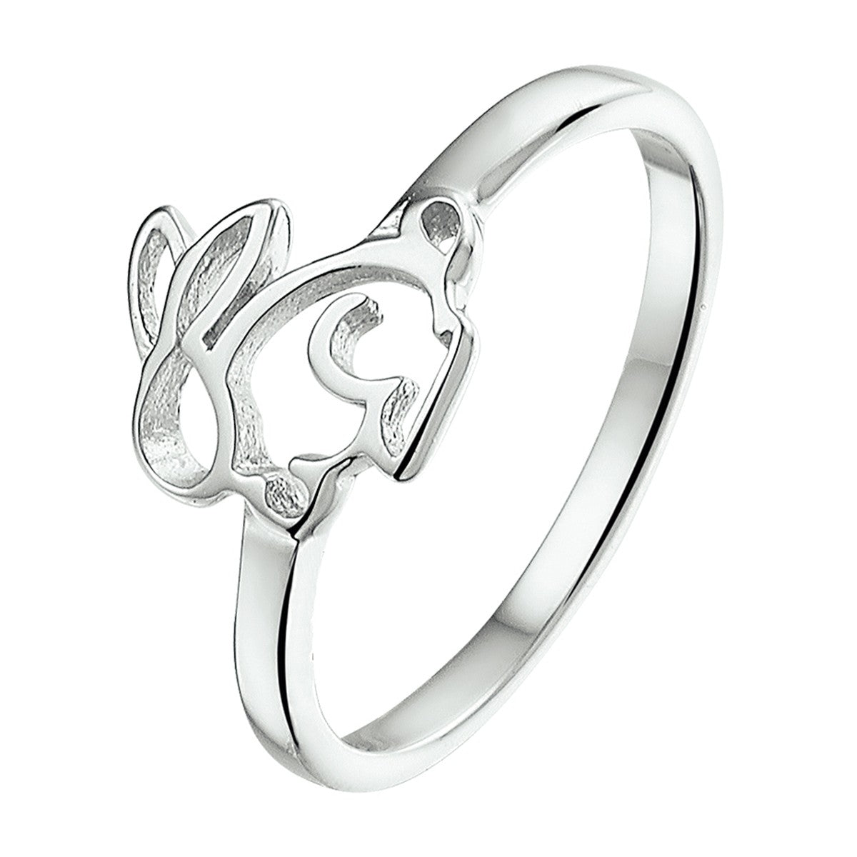 Fantasy Collection Ring konijn zilver