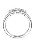 Gerhodineerd Zilver Ring Met Zirkonia 1328494 - PansiteNederland.nl