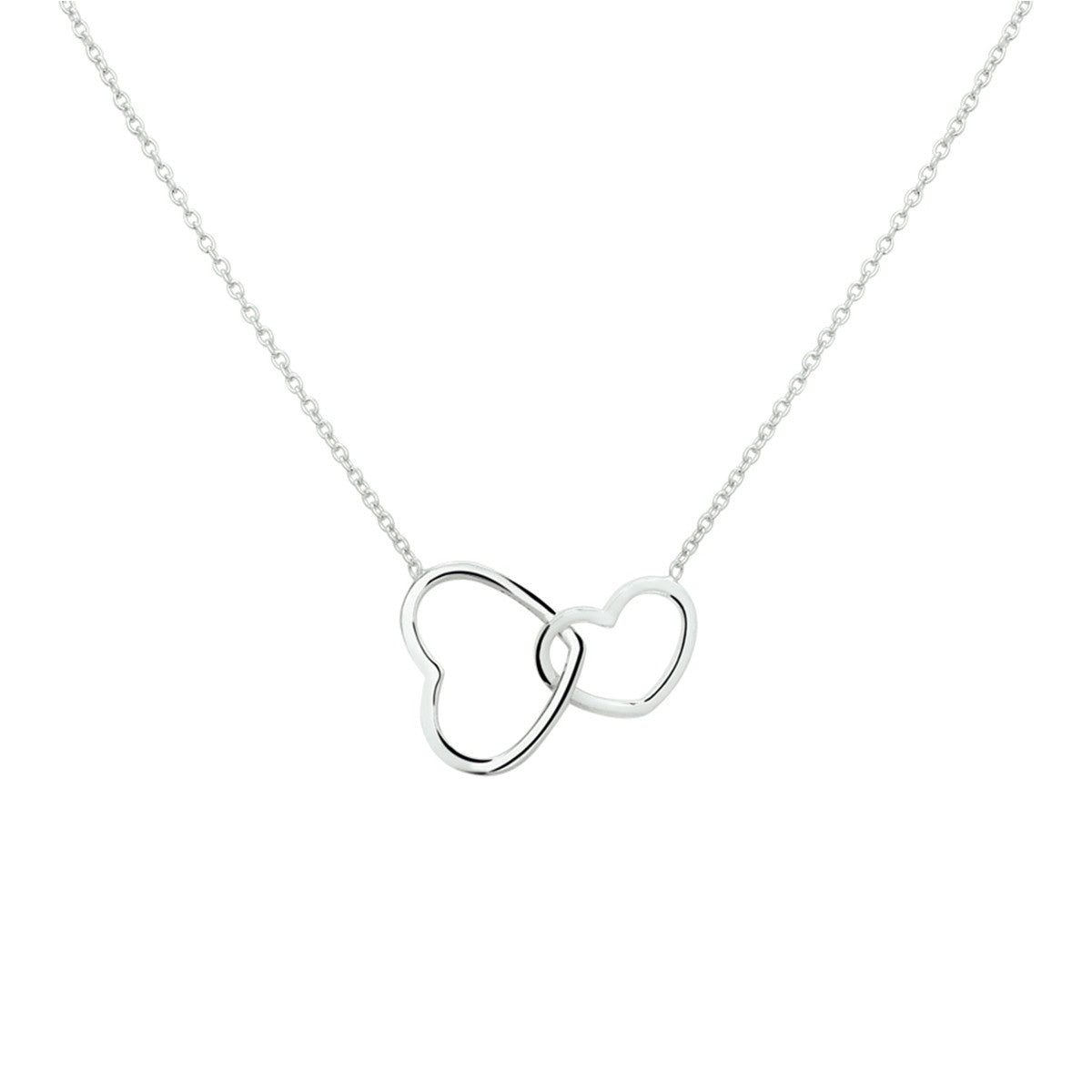 Fantasy Collection Collier hart 40 + 5 cm zilver