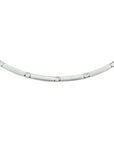zilver gerhodineerd collier poli/mat zirkonia 3,3 mm 43 cm 1326260 - PansiteNederland.nl
