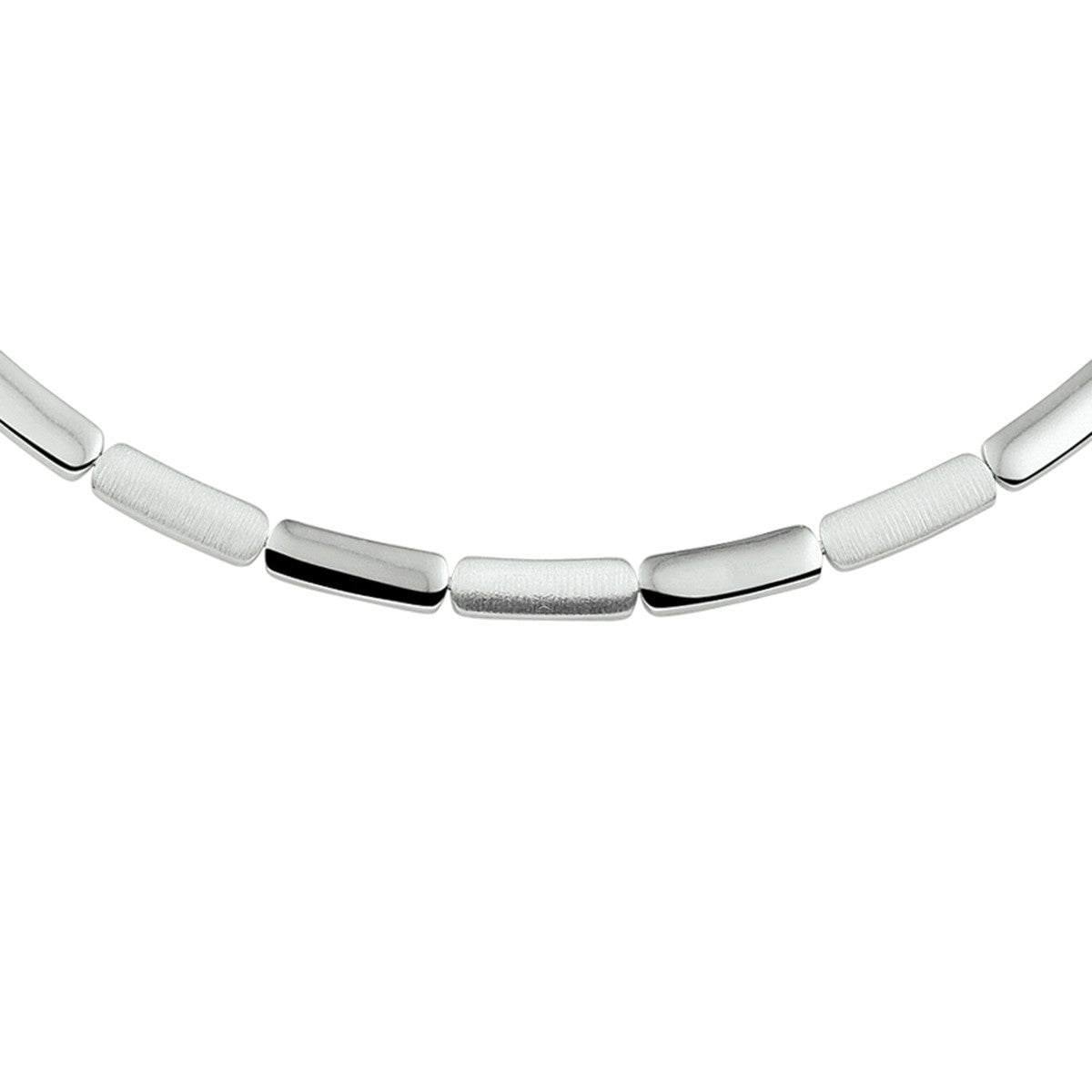 Fantasy Collection Collier poli/mat 5,2 mm 45 cm zilver