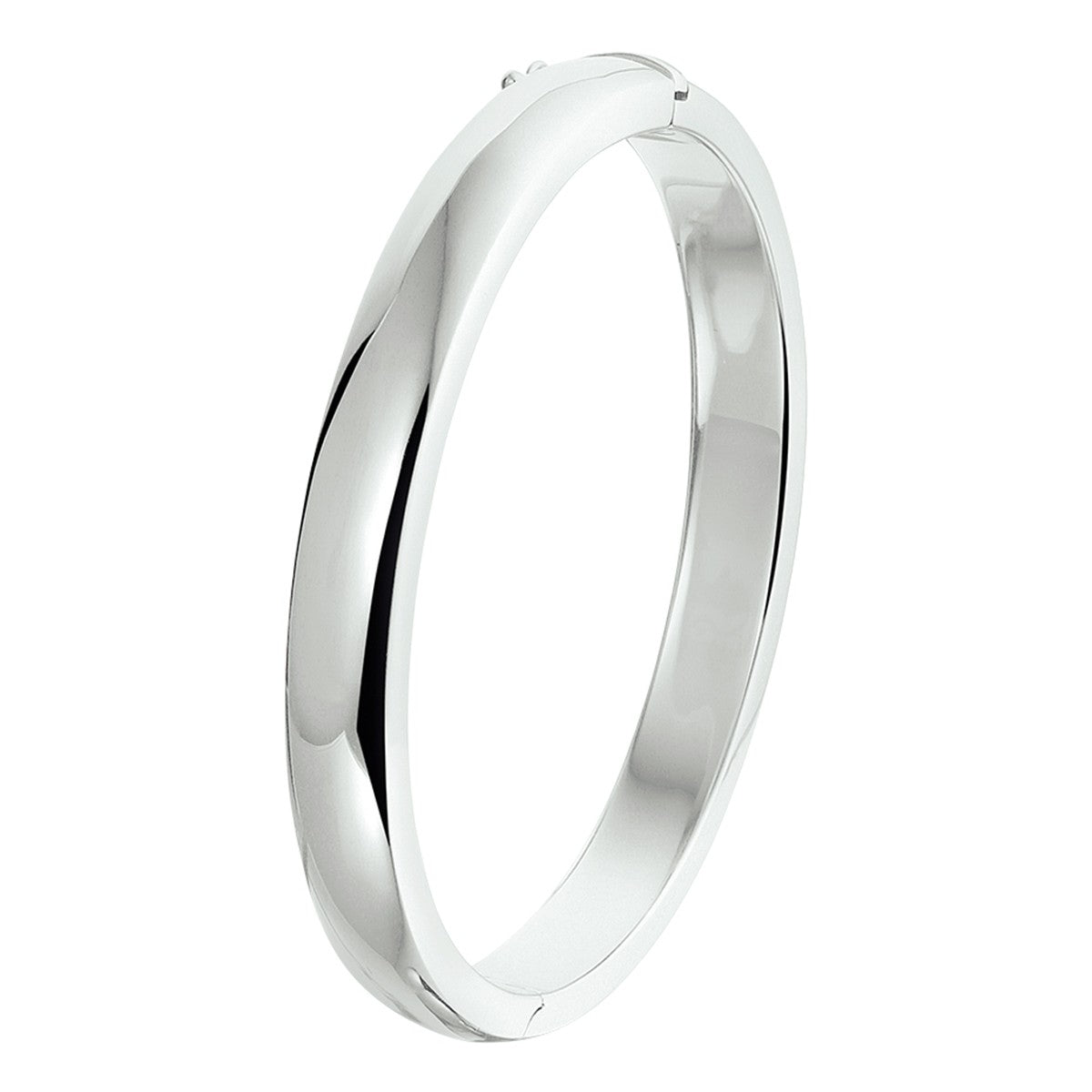 Fantasy Collection Bangle scharnier massief 8 mm zilver