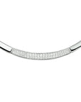 zilver gerhodineerd collier zirkonia 6,5 mm 43 + 3 cm 1326602 - PansiteNederland.nl