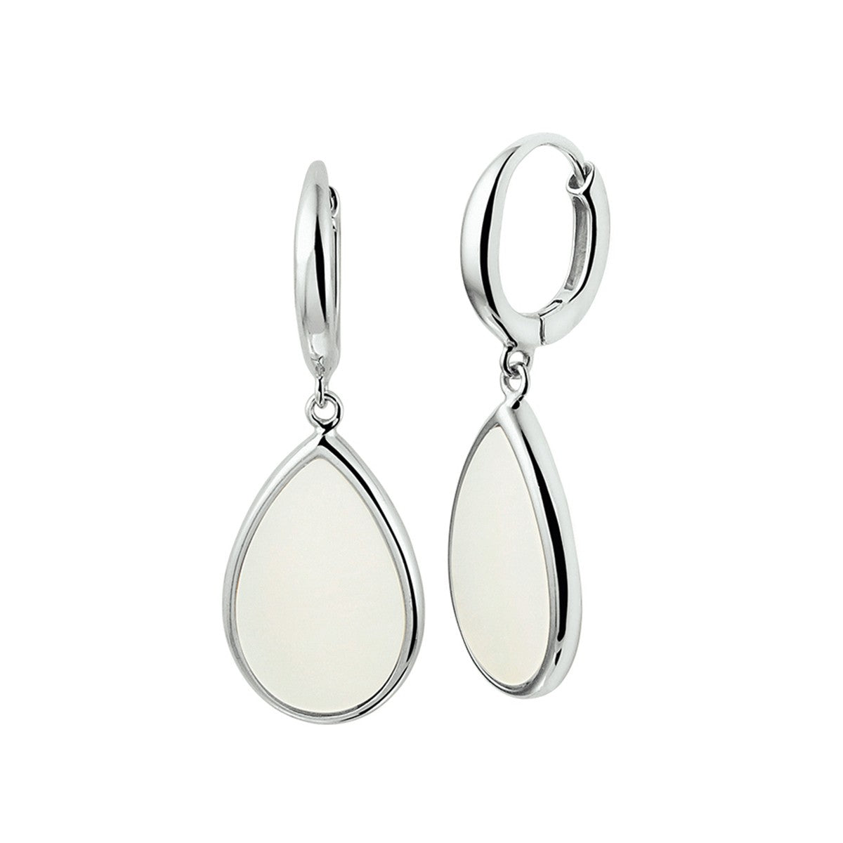 Fantasy Collection Oorbellen parelmoer zilver