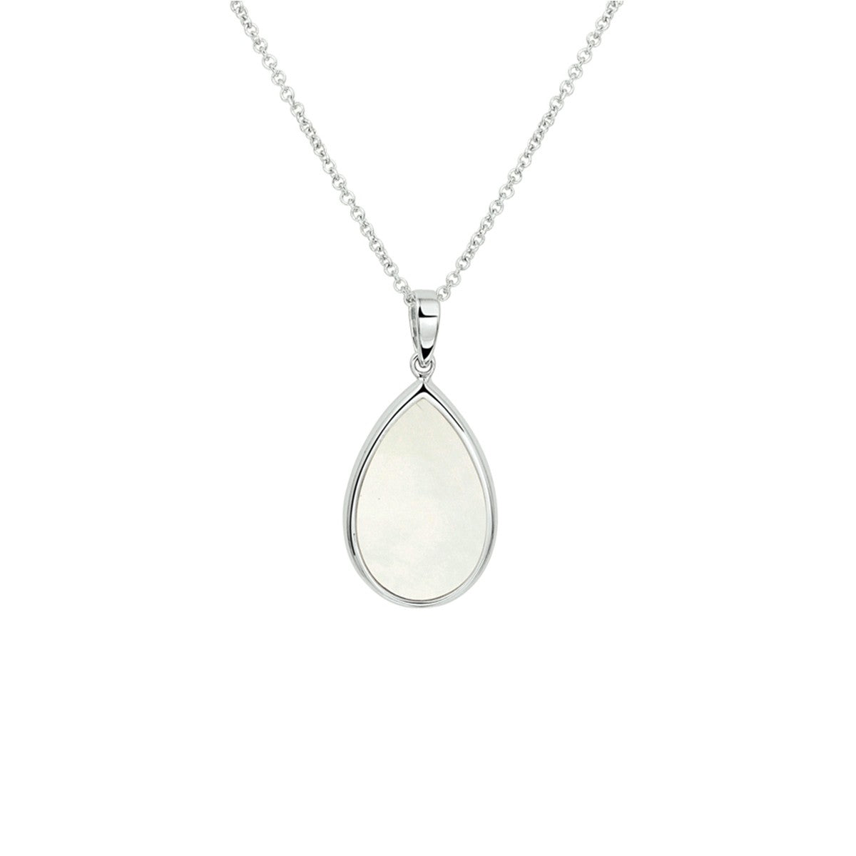 Fantasy Collection Collier parelmoer 42 + 3 cm zilver
