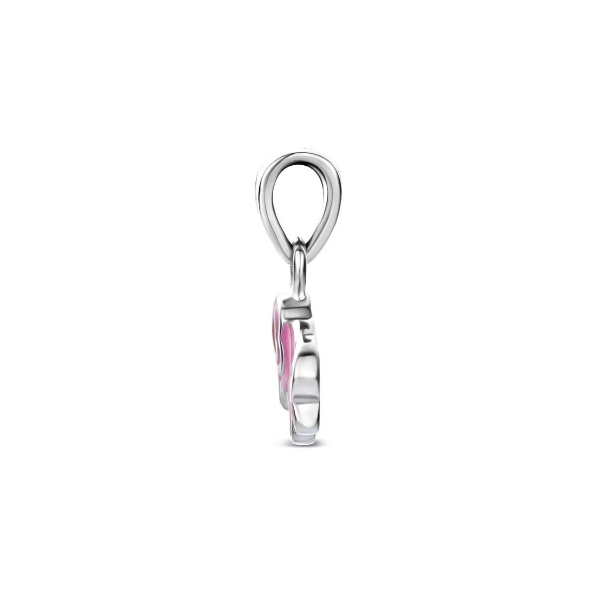 Hanger olifant emaille zilver
