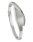 Zilver Gerhodineerd Bangle Scharnier Poli/Mat 16 X 60 Mm 1326879 - PansiteNederland.nl