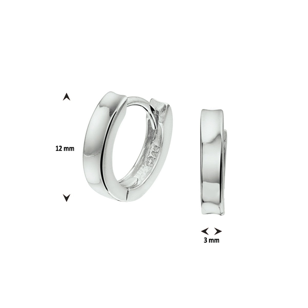 Fantasy Collection Oorbellen zilver