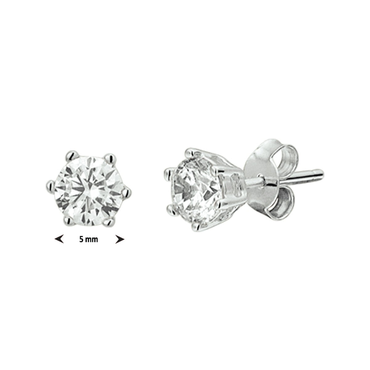 Fantasy Collection Oorbellen zirkonia zilver - PSN1326997