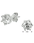 Zilveren oorknoppen zirkonia - PSN1326998 - PansiteNederland.nl