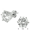 Zilveren oorknoppen zirkonia - PSN1327000 - PansiteNederland.nl