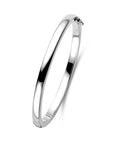 Zilver Gerhodineerd Bangle Scharnier Massief 4 X 60 Mm 1327004 - PansiteNederland.nl