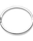Zilver Gerhodineerd Bangle Scharnier Massief 4 X 60 Mm 1327004 - PansiteNederland.nl
