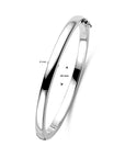 Zilver Gerhodineerd Bangle Scharnier Massief 4 X 60 Mm 1327004 - PansiteNederland.nl