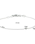 Zilver Gerhodineerd Armband Bolletjes 1,0 Mm 17+ 2 Cm 1327008 - PansiteNederland.nl