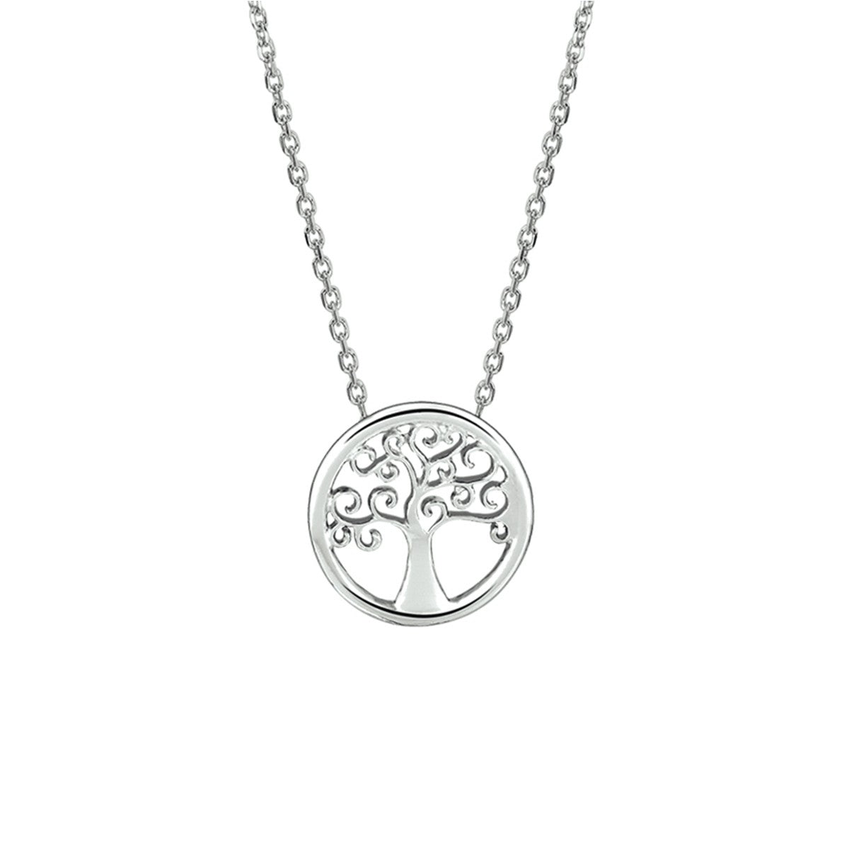Fantasy Collection Collier levensboom 1,5 mm 41 + 4 cm zilver