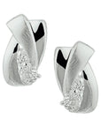 Zilver Gerhodineerd Oorknoppen Zirkonia Poli/Mat 1327297 - PansiteNederland.nl
