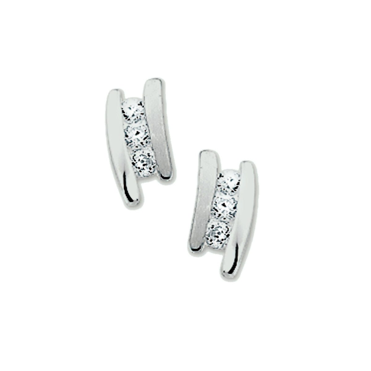 Zilveren Oorknoppen zirkonia - PSN1327300 - PansiteNederland.nl