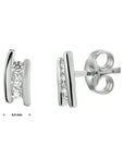 Zilveren Oorknoppen zirkonia - PSN1327300 - PansiteNederland.nl